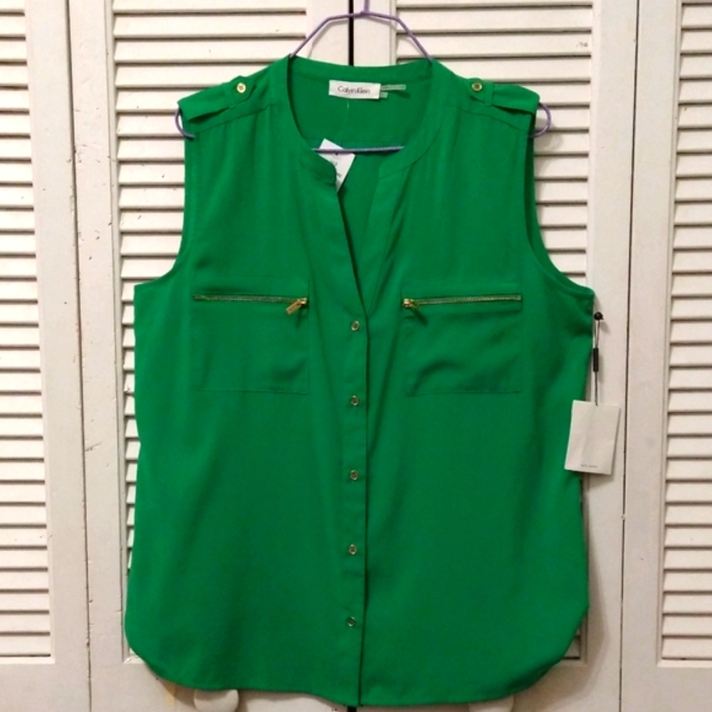 Calvin Klein Sleevless Blouse